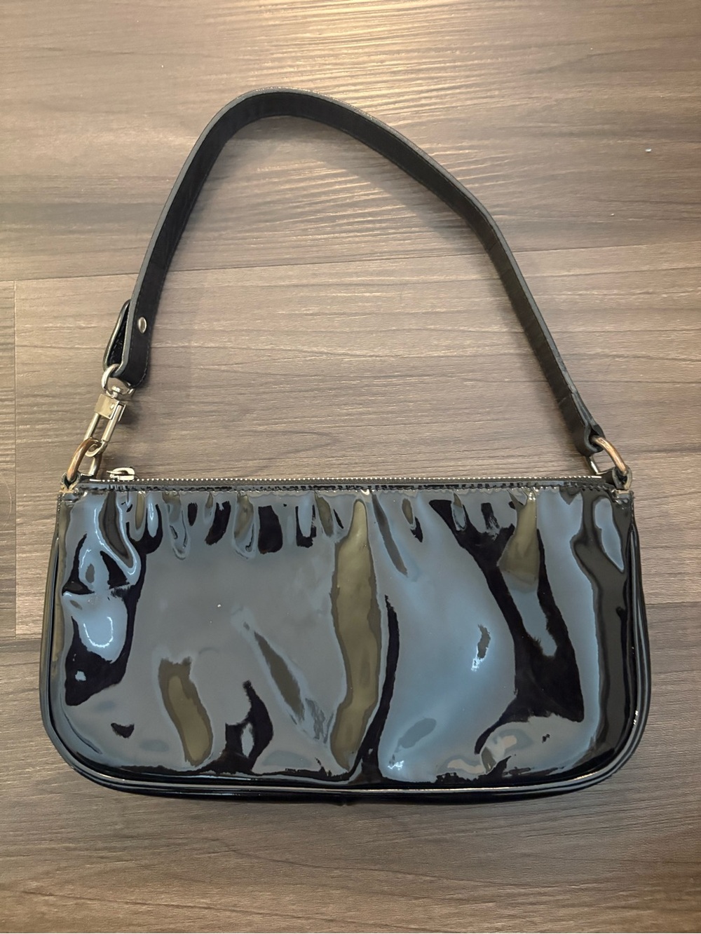 Black Patent By Far Shoulder Bag - Women